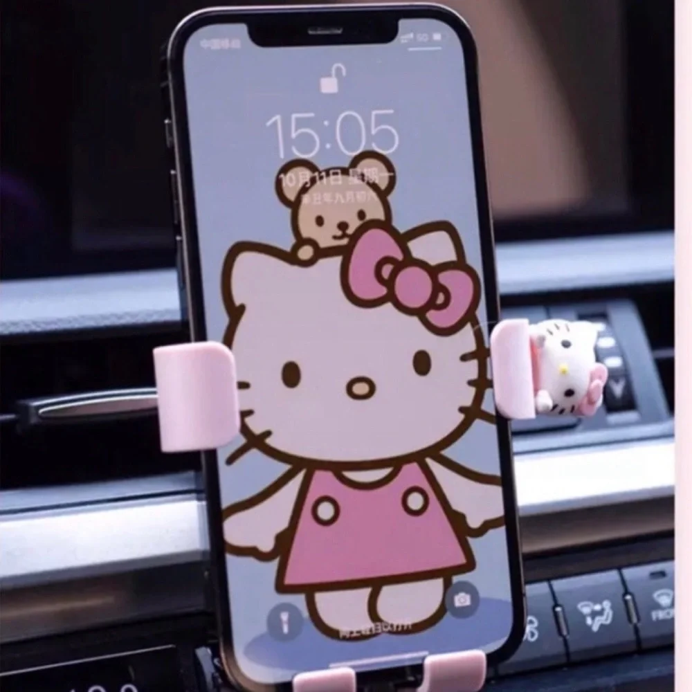 Hello Kitty Pink Car Vent Phone Holder